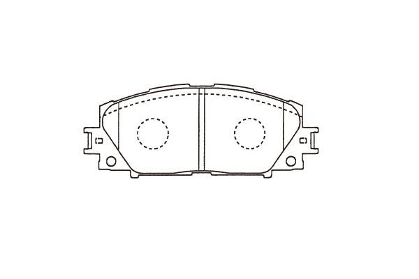 KAVO PARTS Комплект тормозных колодок, дисковый тормоз BP-9136
